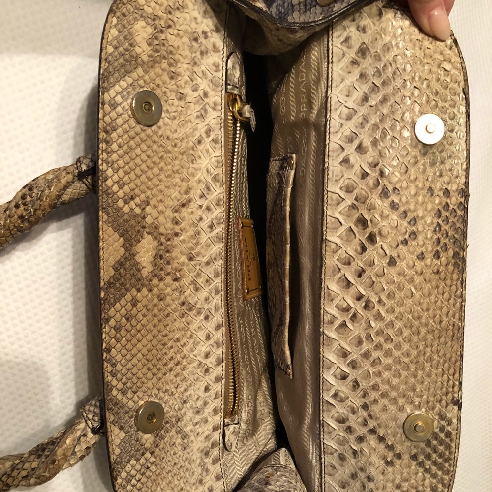 100% Authentic Prada Python Bag, Limited Edition - image 5